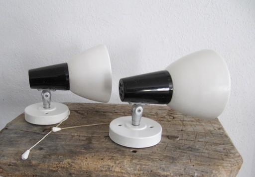 2X Philips Wandspot 1950-60 Vintage