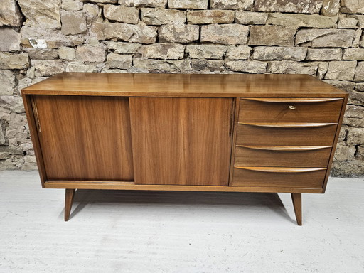 Modernistisch dressoir 1960
Notenhout