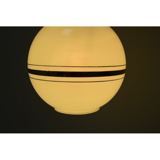 Image 1 of Glazen hanglamp uit Mid Century van Napako, Tsjecho-Slowakije 1970
