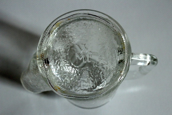 Image 1 of Kleine Wmf notenkan - glas, kurk, vintage uit de jaren 70