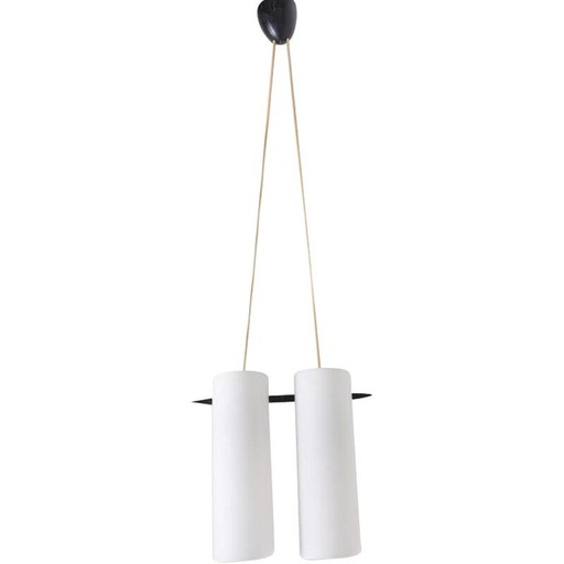 Vintage hanglamp van Uno en Östen Kristiansson voor Luxus, jaren 1950