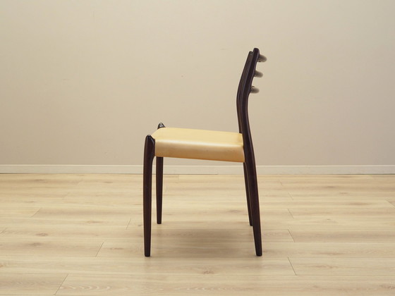 Image 1 of Set van zes mahoniehouten stoelen, Deens ontwerp, 1960S, Ontwerper: Niels Otto Møller