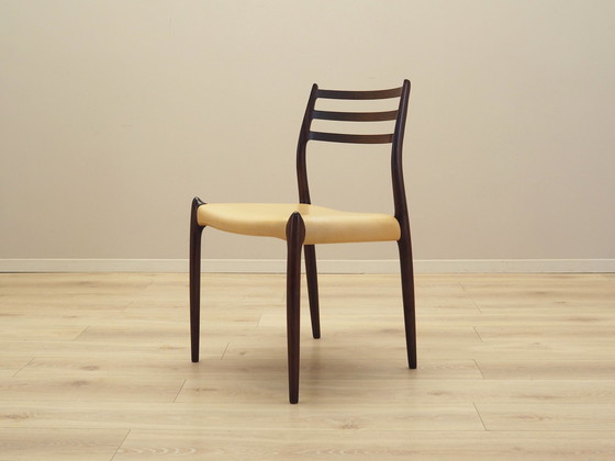Image 1 of Set van zes mahoniehouten stoelen, Deens ontwerp, 1960S, Ontwerper: Niels Otto Møller