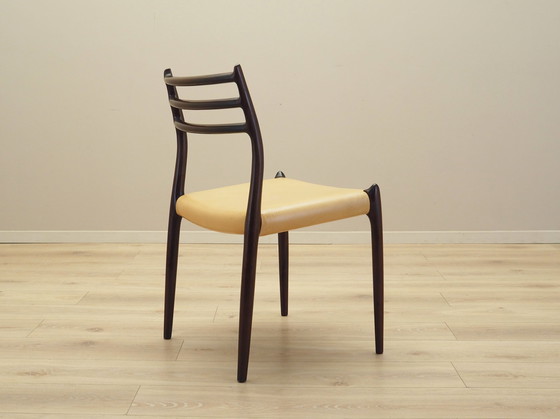 Image 1 of Set van zes mahoniehouten stoelen, Deens ontwerp, 1960S, Ontwerper: Niels Otto Møller