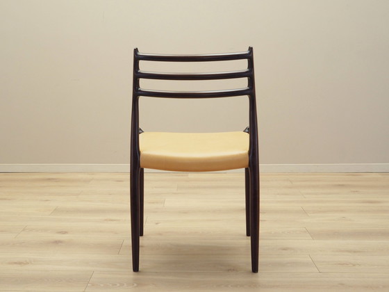 Image 1 of Set van zes mahoniehouten stoelen, Deens ontwerp, 1960S, Ontwerper: Niels Otto Møller