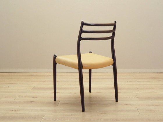 Image 1 of Set van zes mahoniehouten stoelen, Deens ontwerp, 1960S, Ontwerper: Niels Otto Møller