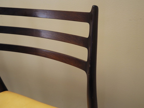 Image 1 of Set van zes mahoniehouten stoelen, Deens ontwerp, 1960S, Ontwerper: Niels Otto Møller