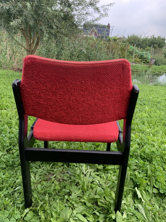 Image 1 of 3x Vintage eetkamerstoelen