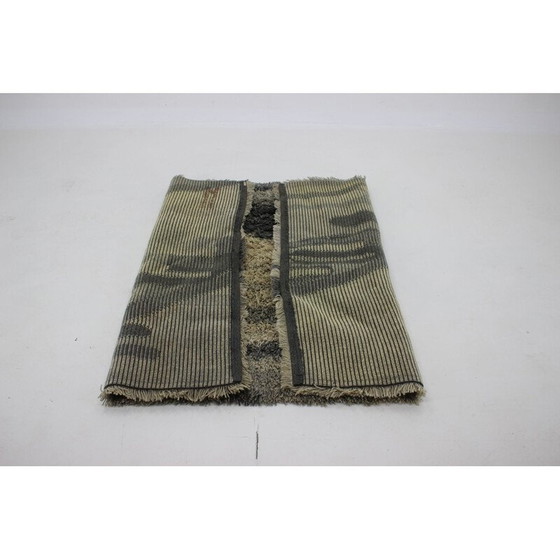 Image 1 of Vintage abstract wollen tapijt, Denemarken 1960
