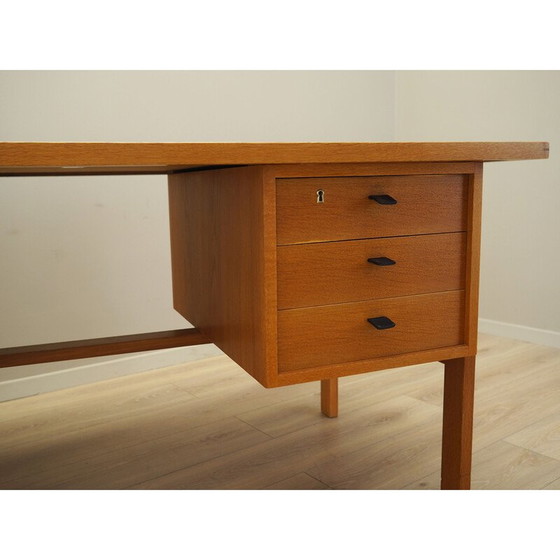 Image 1 of Vintage essenhouten bureau van Svend Age Madsen, jaren 1960