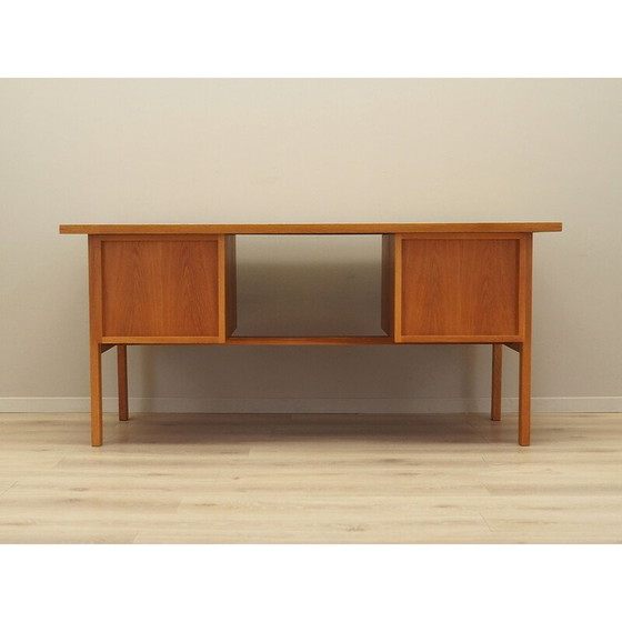 Image 1 of Vintage essenhouten bureau van Svend Age Madsen, jaren 1960