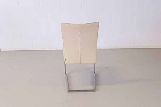 Image 1 of 6x Bert Plantagie misty eetkamerstoelen beige