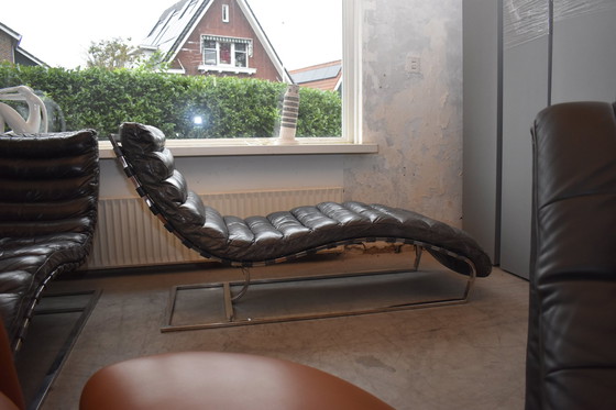 Image 1 of Prachtige Restore Hardware Mies Van Der Rohe Chaise Lounge