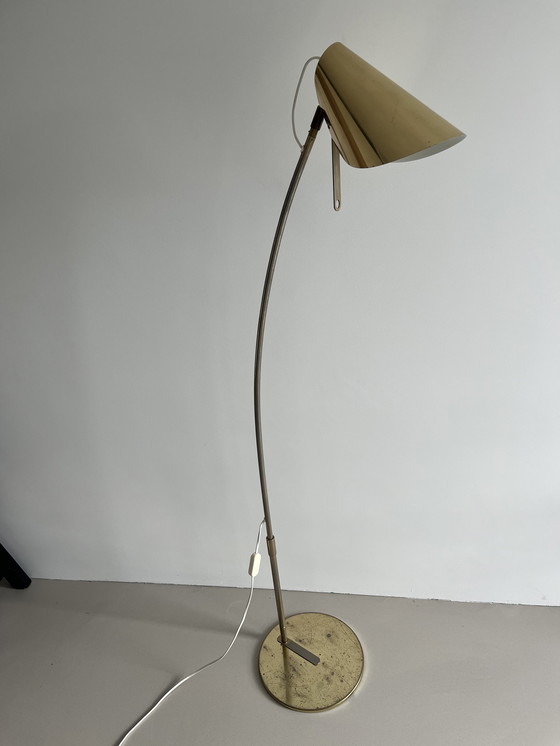 Image 1 of Vintage IKEA messing vloerlamp jaren 80