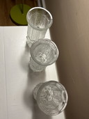 3x Vintage Fidenza glazen