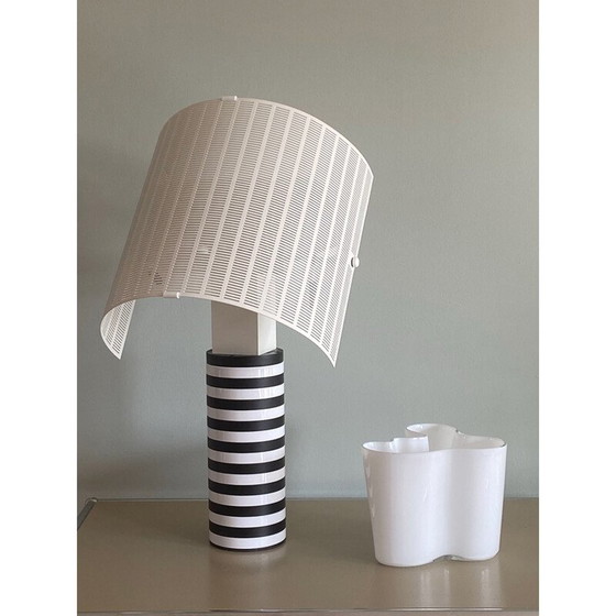 Image 1 of Savoy vintage witte vaas 3030 van Alvar Aalto voor Iittala, Finland