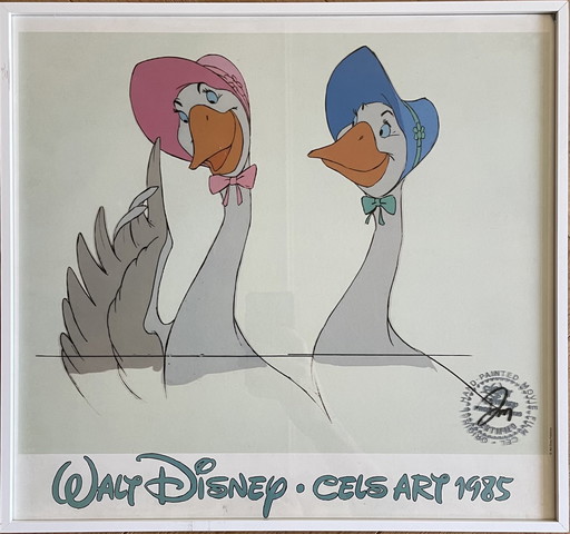 Walt Disney, Celsary, 1985, Copyright Walt Disney Productions