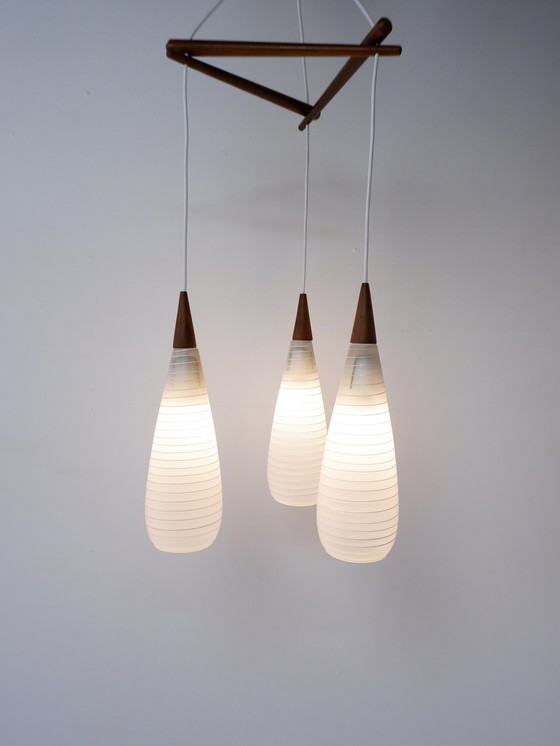 Image 1 of Mid-century Deense hanglamp, jaren 60