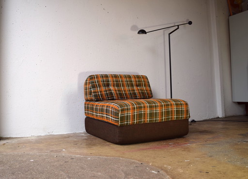 Vintage 1970 Daybed Modular Easychair fauteuil bed