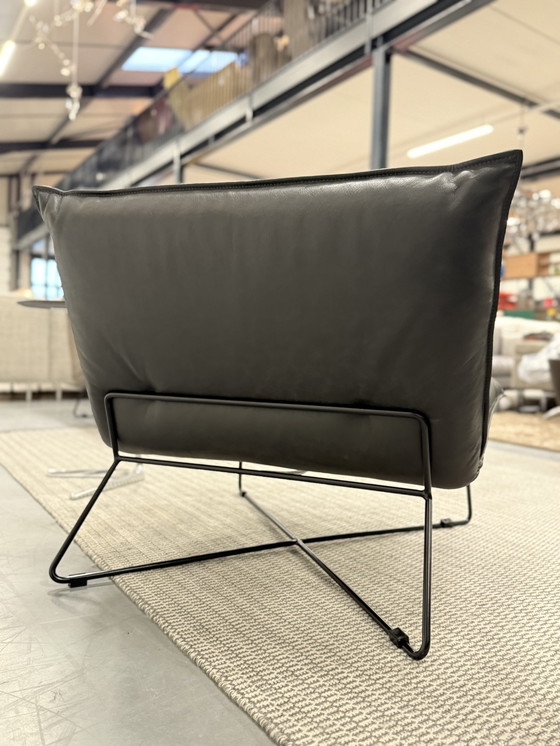 Image 1 of Jess Design Earl Fauteuil Black Bonanza Leer