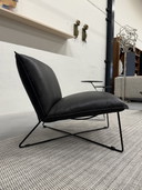 Jess Design Earl Fauteuil Black Bonanza Leer
