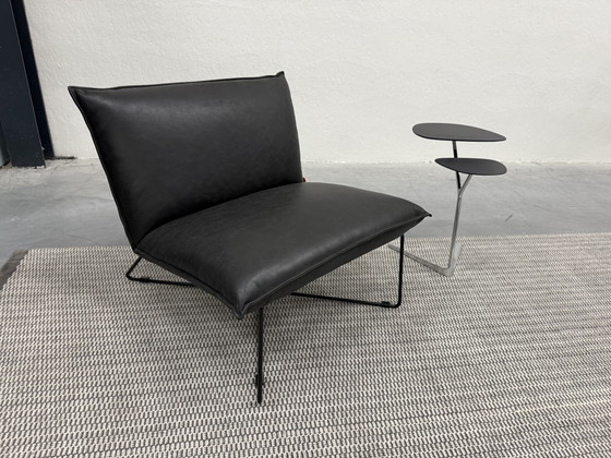 Image 1 of Jess Design Earl Fauteuil Black Bonanza Leer