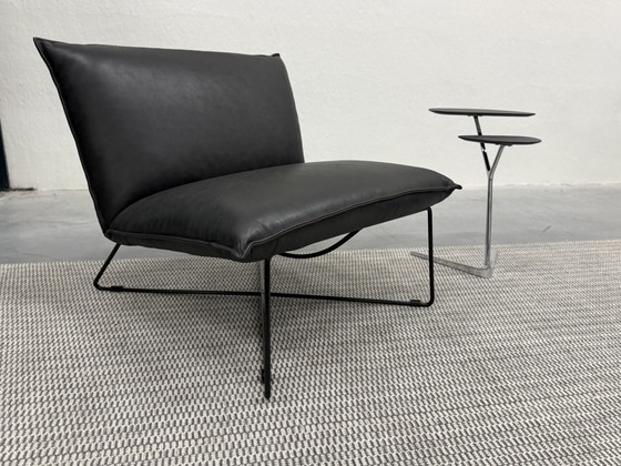 Image 1 of Jess Design Earl Fauteuil Black Bonanza Leer