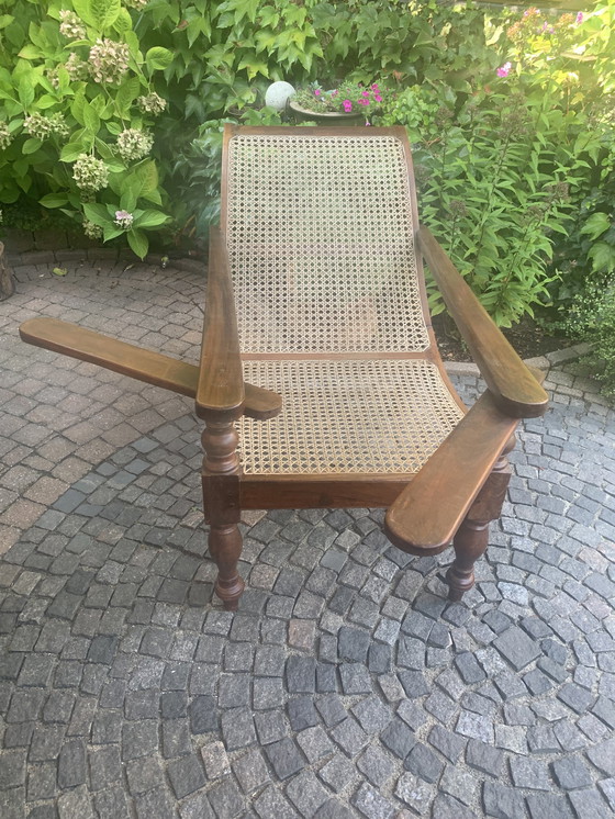 Image 1 of Vintage Planters Chair Uit Sri Lanka Rond 1930