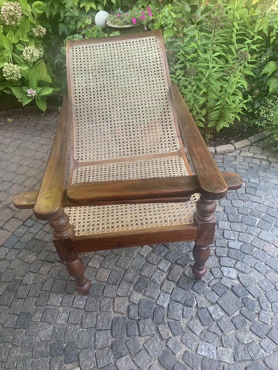 Image 1 of Vintage Planters Chair Uit Sri Lanka Rond 1930