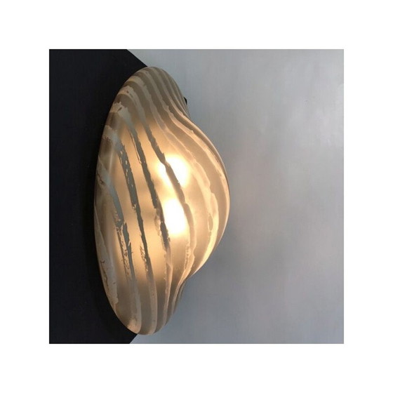 Image 1 of Vintage glazen wandlamp van Peill & Putzler, Duitsland jaren 1965