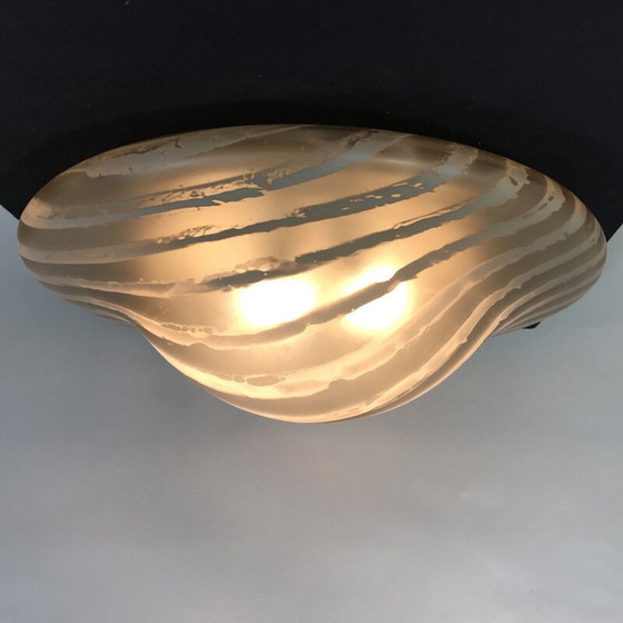 Image 1 of Vintage glazen wandlamp van Peill & Putzler, Duitsland jaren 1965