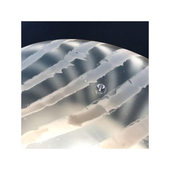 Image 1 of Vintage glazen wandlamp van Peill & Putzler, Duitsland jaren 1965