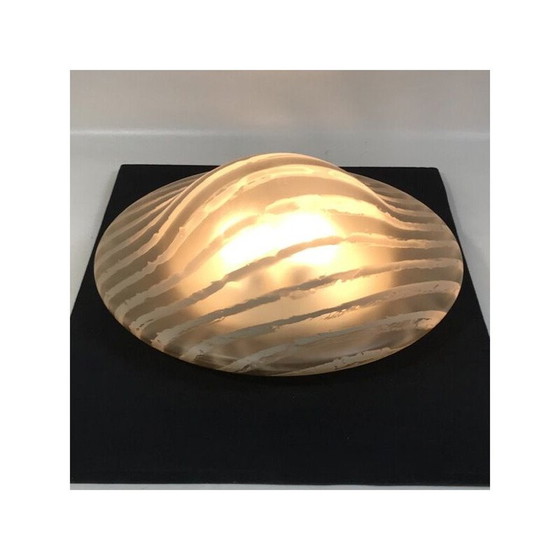 Image 1 of Vintage glazen wandlamp van Peill & Putzler, Duitsland jaren 1965