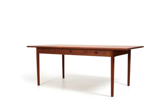 Image 1 of Zeldzaam Hans J. Wegner Pp-312 Teak bureau 1960S.