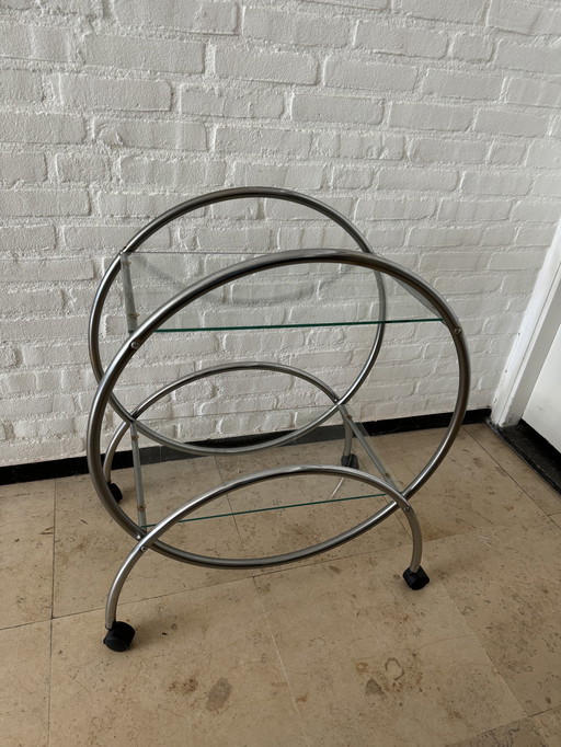 Vintage bar cart