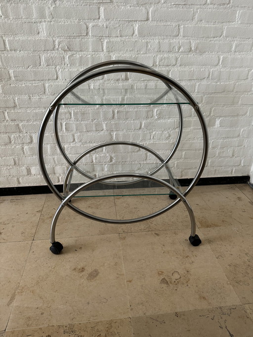 Vintage bar cart