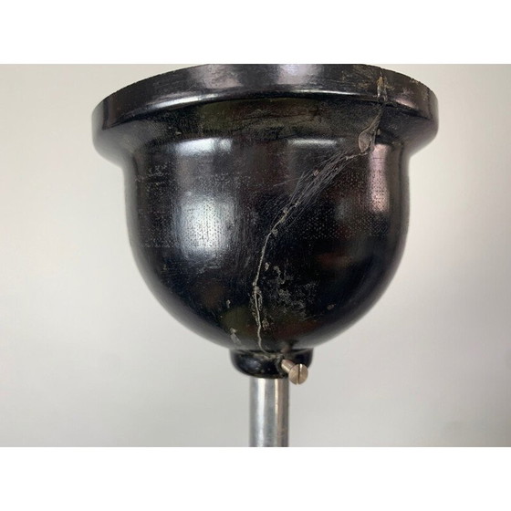 Image 1 of Vintage art deco handgeschilderde glazen hanger, 1930