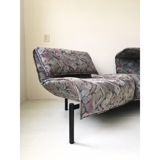 Image 1 of Vico Magistretti Pastelkleurige "Veranda" Sofa voor Cassina - 1980