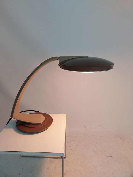 1x Fase bureaulamp Spanje 1960's.  