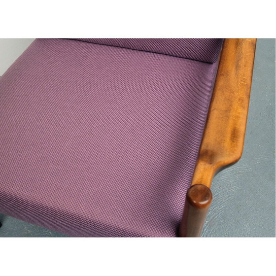 Image 1 of Vintage fauteuil in kleur lila 1960