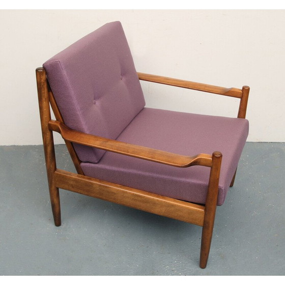 Image 1 of Vintage fauteuil in kleur lila 1960
