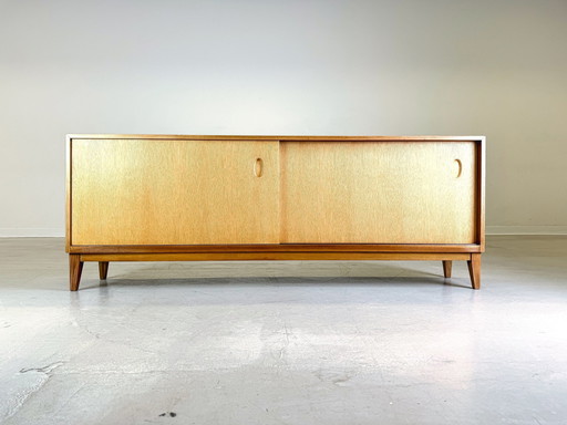 Mid Century Dressoir Ii Wk Möbel Georg Satink Walnoot Eik