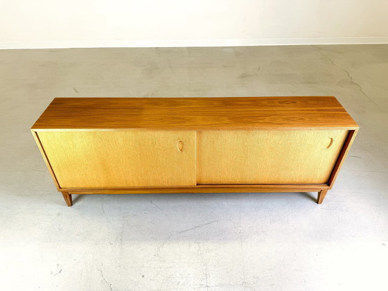 Image 1 of Mid Century Dressoir Ii Wk Möbel Georg Satink Walnoot Eik