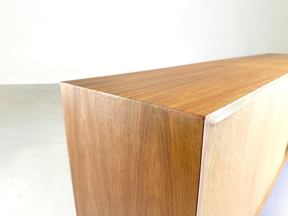 Image 1 of Mid Century Dressoir Ii Wk Möbel Georg Satink Walnoot Eik