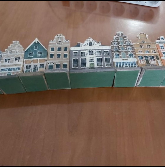 Image 1 of amsterdamse grachtenpandjes vintage