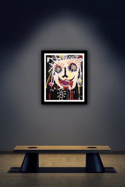 Paul Indrek Kostabi: "Style Wars, Gesigneerd, E.A, 2014. 