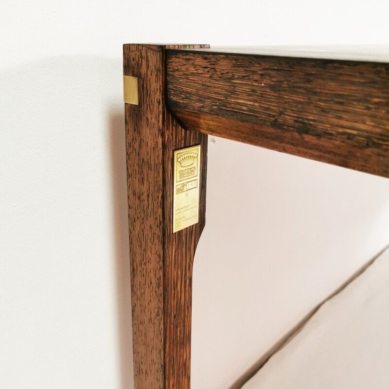 Image 1 of Vintage massief houten salontafel door Gorm Christensen en Rolf Middelboe voor Tranekaer, Denemarken 1970