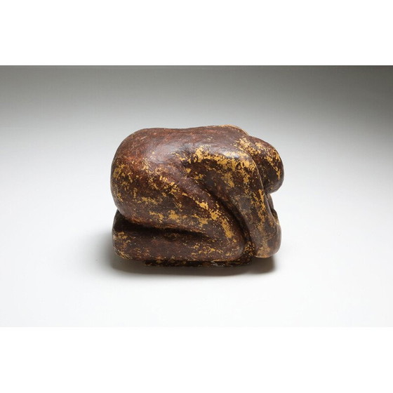 Image 1 of vintage figuratieve beelden in gips, Nederland 1970