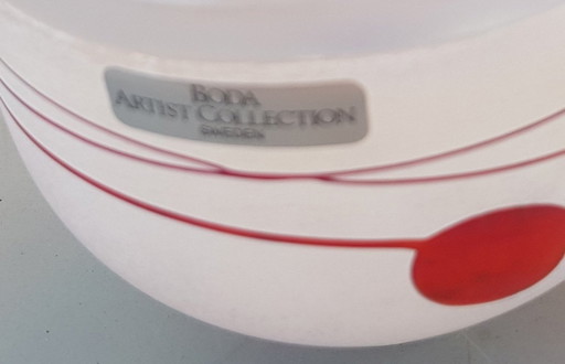 Vintage schaal van Bertil Vallien voor Kosta Boda