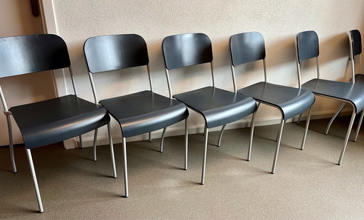 6x Magis Centomila eetkamerstoelen